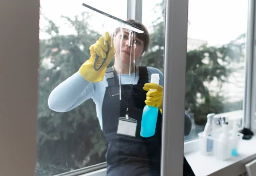 Nettoyage de vitres intérieures et extérieures à Combles